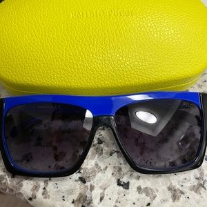 NWT Emilio Pucci Sunglasses Blue Black